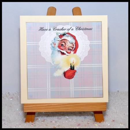 Christmas Cracker - Santa Insert by Jackie Bullock