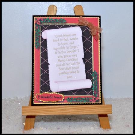 To Special Friends at Christmas  by Jackie Bullock