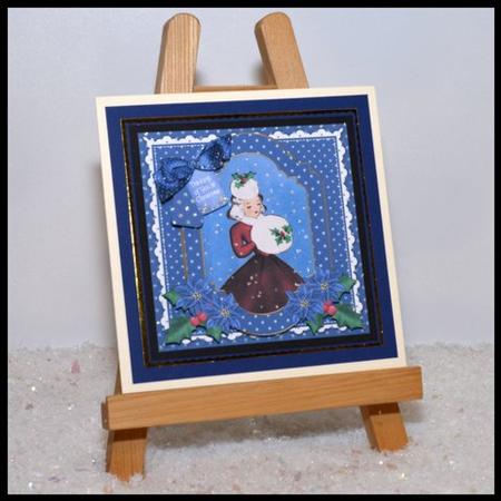 Winter Lady Thinking of You 6in Christmas Step by Step by Jackie Bullock