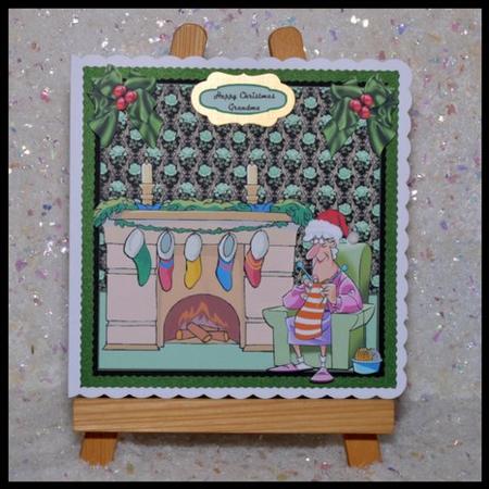 Grandma at Christmas by Jackie Bullock