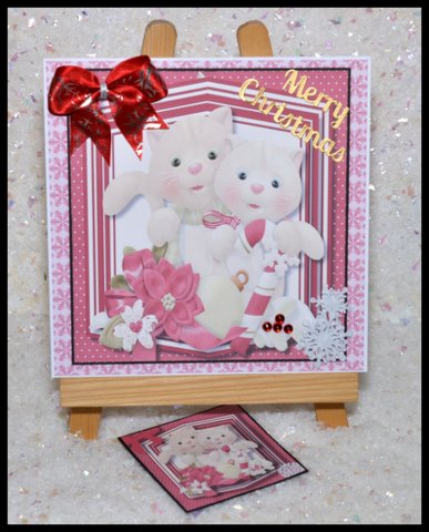 Kitty Cat's Christmas Cuddles  by Jackie Bullock