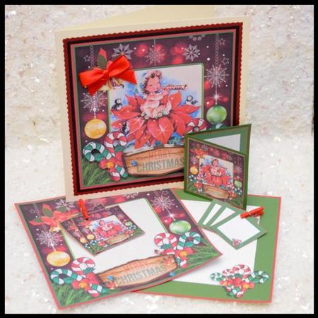 Poinsettia Flute Baby by Jackie Bullock