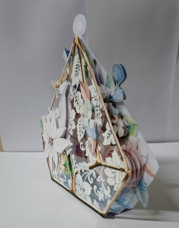 Winter Haze 3d Terrarium Cards & Envelopes Kit by Jackie Odonnell