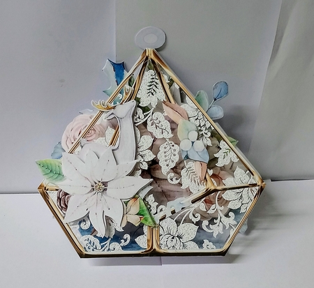 Winter Haze 3d Terrarium Cards & Envelopes Kit by Jackie Odonnell