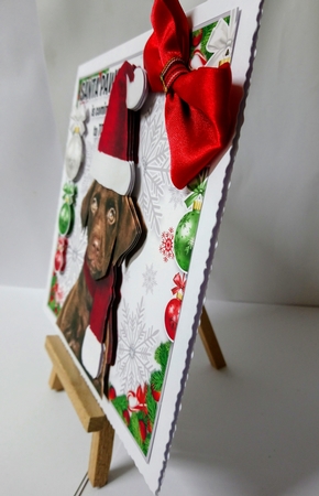 Santa Paws - Labrador  by Jackie Odonnell