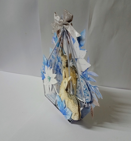 Frosty Air 3d Terrarium Cards & Envelopes Kit by Jackie Odonnell