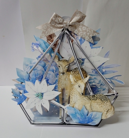 Frosty Air 3d Terrarium Cards & Envelopes Kit by Jackie Odonnell