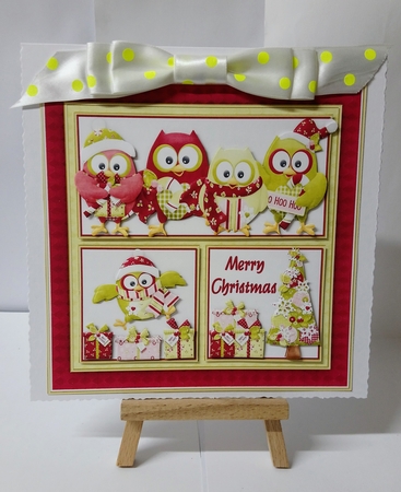 Festive Owls Mini Kit by Jackie Odonnell