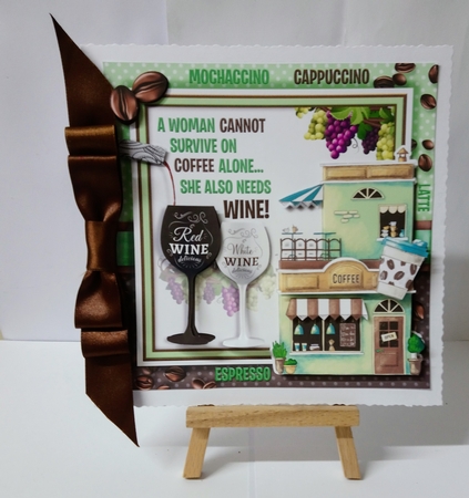 A Woman Cannot Survive on Coffee Alone - Wine by Jackie Odonnell