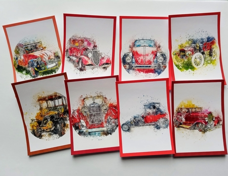 Vintage Cars by Jackie Odonnell