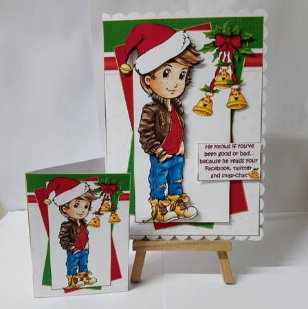 Teen boy choice of captions mini kit by Jackie Odonnell