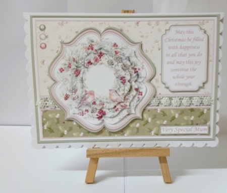 A5 MUTED CHRISTMAS Cards Pyramage & Inserts Bumper Kit by Jackie Odonnell