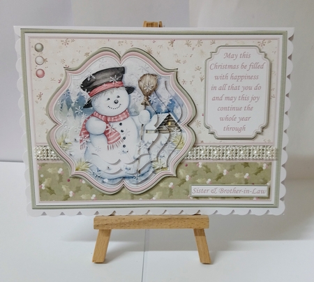 A5 MUTED CHRISTMAS Cards Pyramage & Inserts Bumper Kit by Jackie Odonnell