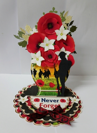 Never Forget 3d Easel Vase and Envelope Kit. by Jackie Odonnell