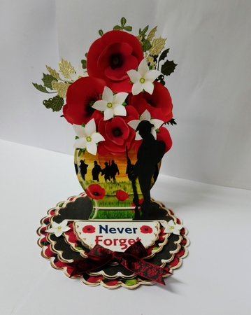 Never Forget 3d Easel Vase and Envelope Kit. by Jackie Odonnell
