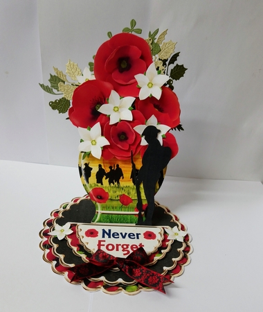 Never Forget 3d Easel Vase and Envelope Kit. by Jackie Odonnell