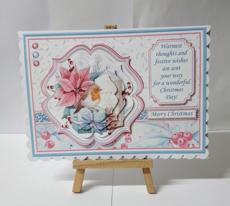 ROBIN & CANDLE Christmas A5 Pyramage & Insert Kit by Jackie Odonnell