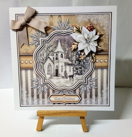 Christmas Scene 8x8 Mini Kit by Jackie Odonnell