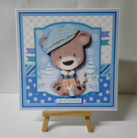 FAMILY OF BEARS 7.5 Christmas 7.5 Decoupage & Inserts Bumper Kit by Jackie Odonnell