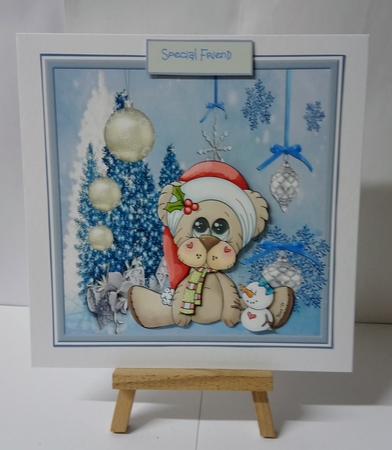 Santa bear by Jackie Odonnell
