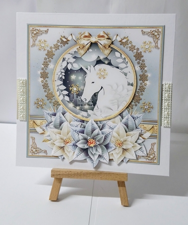 Winter Silver Magic Unicorn Mini Kit by Jackie Odonnell
