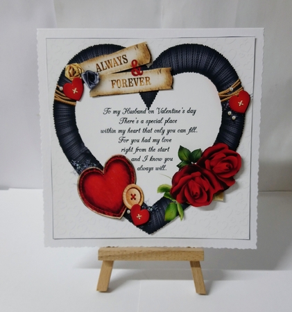 8x8 a valentine for my husband mini kit by Jackie Odonnell