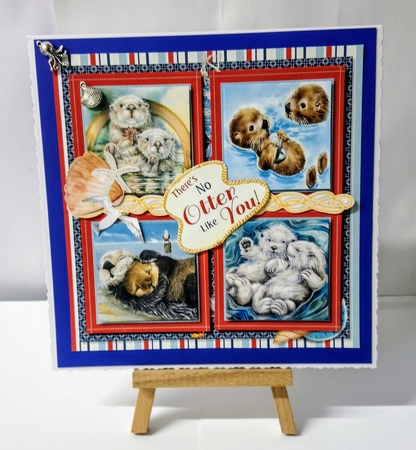 My Significant Otter - 7x7 Card Front & Insert Mini Kit by Jackie Odonnell