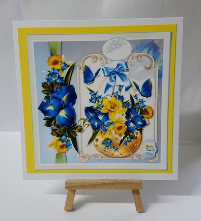 Iris & Daffodil Basket Mini Page Kit by Jackie Odonnell