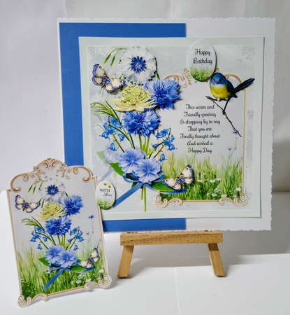 Cornflower Meadow Mini Page Kit by Jackie Odonnell