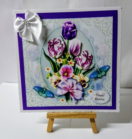 Pansies and Tulips Mini Page Kit by Jackie Odonnell