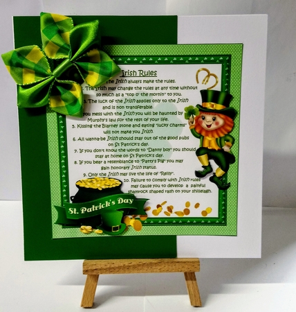 7x7 The Irish rules by Jackie Odonnell