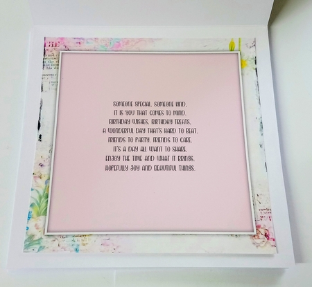 Teddy Bear Wishes Matching Insert  by Jackie Odonnell