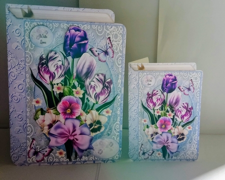 Book of Tulips 5x7 Shaped Mini Page Kit by Jackie Odonnell