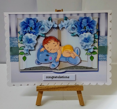 A5  Baby Boy Book Mini Kit by Jackie Odonnell