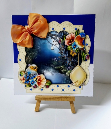 Little Bird - Bluefinch by Jackie Odonnell