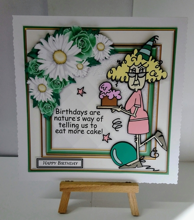 Stella Eat More Cake Mini Card Kit by Jackie Odonnell