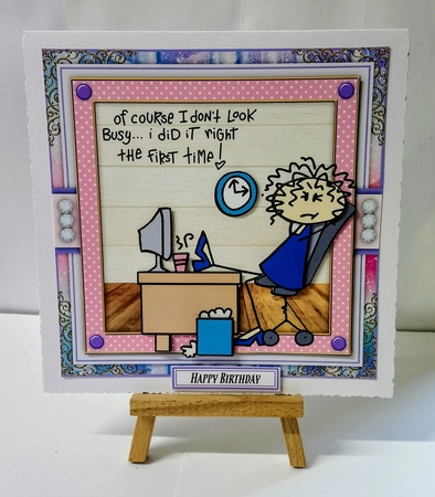 Crabby Cathy - First Time Mini Card Kit by Jackie Odonnell