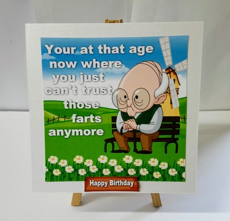 Old Man Humour 8x8 Bumper Kit by Jackie Odonnell