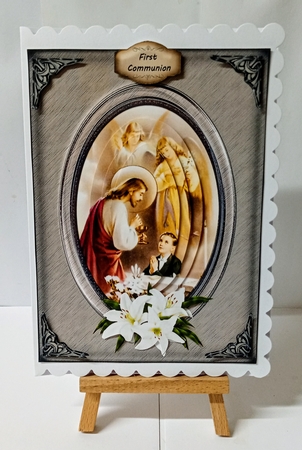 Boy Receiving Communion Pyramid by Jackie Odonnell