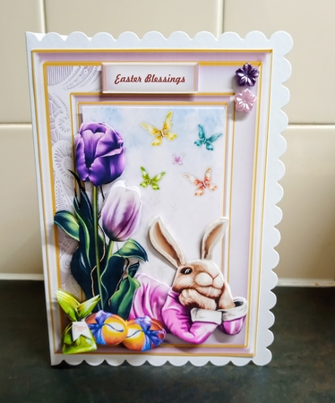  A5   Happy Easter Bunny Mini Kit by Jackie Odonnell