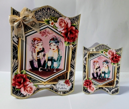 Art Deco no2 5x7 Shaped Mini Page Kit by Jackie Odonnell