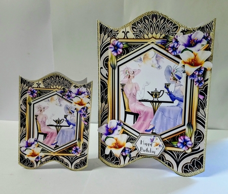 Art Deco no4 5x7 Shaped Mini Page Kit by Jackie Odonnell