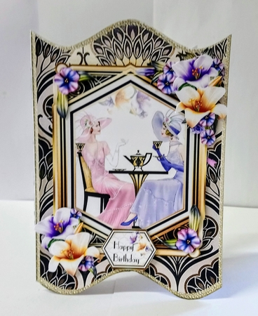 Art Deco no4 5x7 Shaped Mini Page Kit by Jackie Odonnell