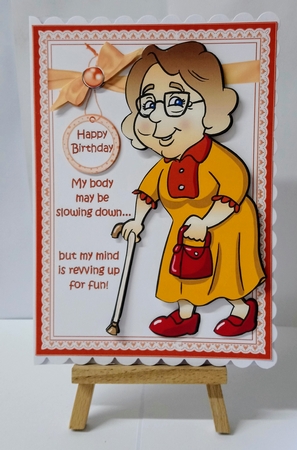 Jenny revving up for fun mini kit by Jackie Odonnell