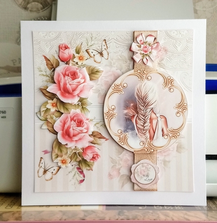 Floral Portrait Mini Page Kit by Jackie Odonnell