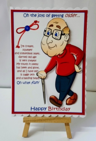 Gerald the joys of getting older mini kit by Jackie Odonnell