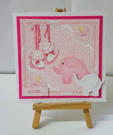 Its A Girl Topper  3 by Jackie Odonnell