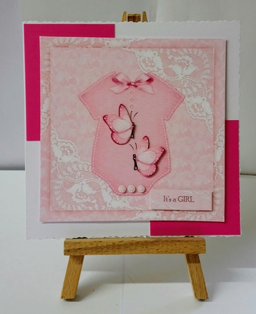 Its A Girl Topper  4 by Jackie Odonnell