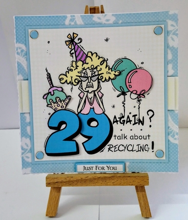 Stella - 29 Again Quick Card by Jackie Odonnell