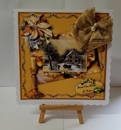 Golden Christmas Scenes by Jackie Odonnell